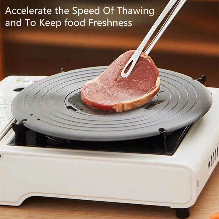 2023 Upgrade Heat Conductor Plate For Gas Stove Defrost Tray Aluminum