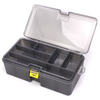 Double Layer Lure Tackle Box Fishing Accessories Adjustable Plastic Fishing Box Fake Bait Hook Tool Storage Boxes Fishings Gear Accessories