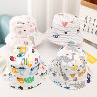 [hot]2-4 Years Summer Baby Hat Kids Cotton UV Protection Sun Cap Children Panama Beach Girls Boys Bucket Hat Cute Cartoon Infant Caps