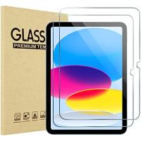 2 Pack Screen Protector สำหรับ iPad 10th Generation 10.9 2022,ฟิล์มกระจกนิรภัยใสสำหรับ iPad 10.9 2022 10th Gen Release รุ่น A2696/A2757/A2777