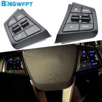BINGWFPT สำหรับ Hyundai Ix25 (Creta) 2.0L พวงมาลัยปุ่มสวิทช์อุปกรณ์เสริมในรถยนต์ปุ่มควบคุมการล่องเรือการควบคุมระยะไกล