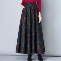 【CW】 Office Skirt Thick Warm  Fashion Waist