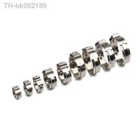 ▧✙ 10 PCS Clamp High Quality Stainless Steel 304 Single Ear Hose Clamps Assortment Kit Single 5.3-31mm Multiple specifications