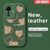 เคส JIUMOO สำหรับ Vivo Y77 5G Y77E 5G Iqoo Z6 Lite เคสกระแสแฟชั่นแบรนด์สวยลายความรักบางๆเคสโทรศัพท์ซิลิกาเจลนุ่มหนังบางๆเคสป้องกันเลนส์ตกเคสกันกระแทก