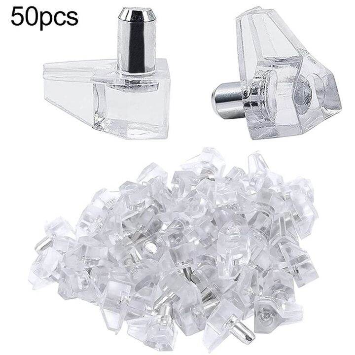 Durable Shelf Support Plastic Bracket Transparent 5mm Accessories Clear