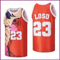 Yp2 เสื้อกีฬาบาสเก็ตบอล แขนสั้น ลายทีม Loso Jersey 3 Loso พลัสไซซ์ แฟชั่นฤดูร้อน สําหรับทุกเพศ PY2