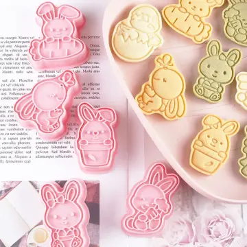 Cookie Cutters, 8 Pcs Easter Cookie Cutter Set, Egg, Bunny, Rabbit,  Butterfly, Carrot, Chick Stainless Steel Biscuit Cutters for Easter Biscuits