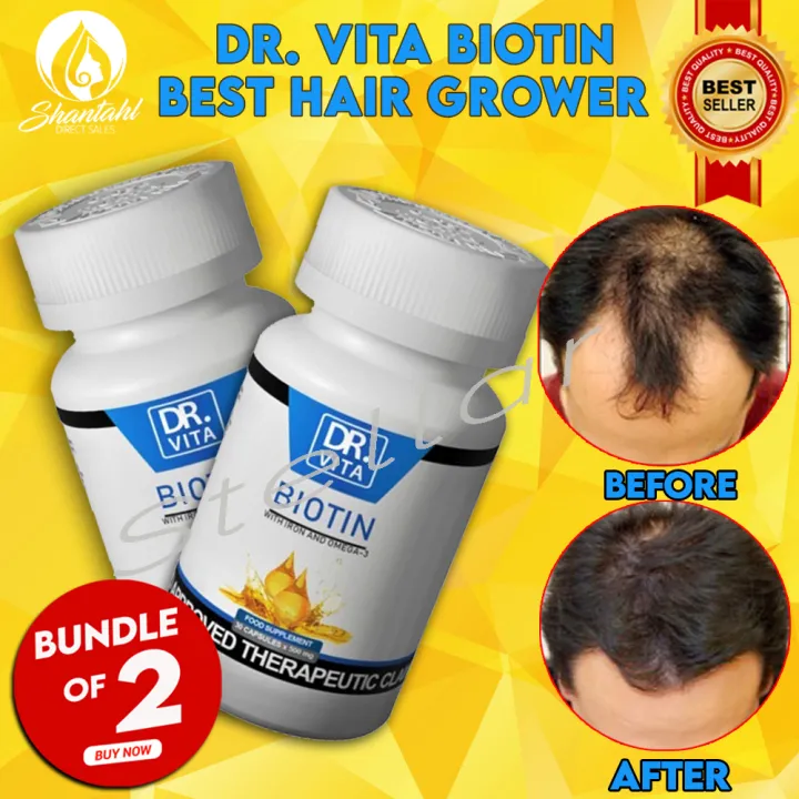 BUNDLE OF 2! Sale today! DR.VITA BIOTIN with Iron and Omega 3 for MEN