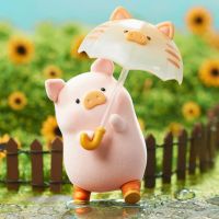 Original Lulu The Piggy Travel Series Blind Box Toys Surprise Cute Action Figures Dolls Desktop Model Birthday Gift