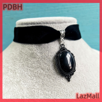 PDBH Fashion Store] ลดราคาแบบโกธิคแวมไพร์จี้หินประดับโช้คเกอร์สร้อยกำมะหยี่สำหรับแฟชั่นสำหรับผู้หญิงเวทมนตร์คาถาเครื่องประดับโชคเกอร์ของขวัญ