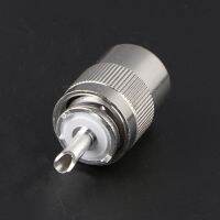 【YF】 OOTDTY UHF Male PL259 Plug Solder RG8 RG213 LMR400 7D-FB Cable Connector Silver