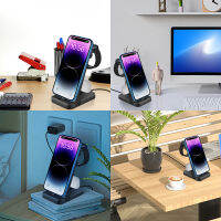 3 In1 Wireless Charger สำหรับ X 8 XS 11 12 13 14 Apple Watcah 10W Fast Charger แท่นชาร์จแบบพับได้