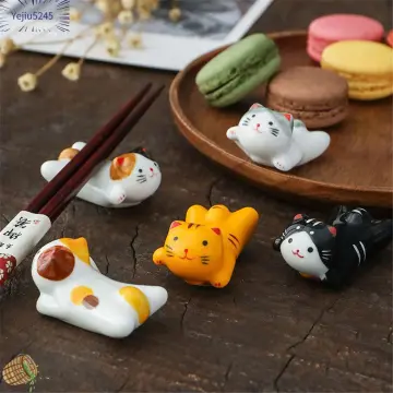 1pc Japanese Cooking Utensils Wooden Chopsticks Holder Creative Decorative  Chopsticks Pillow Care Chopstick Rest