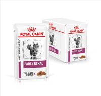 Royal Canin VET Cat Early Renal pouch 85 g อาหารแมวแบบเปียกสำหรับ โรคไตระยะเริ่มต้น 85 g 12 ซอง