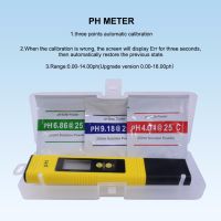 yieryi New Come Protable PH Meter 0-16.00 ph 3 ph buffer power Pen Test Aquarium Pool Water Urine Arrive With Plastic Case