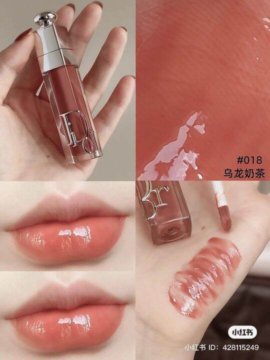 แท้ทั้งร้าน !! สีใหม่ล่าสุดจาก DIOR LIP MAXIMIZER สี 018 ขนาด 2 ML. NO