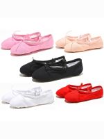 hot【DT】 USHINE Upgrade Cloth/Leather Slippers Teacher Gym Indoor Exercise Canvas Ballet Shoes Children Kids Woman