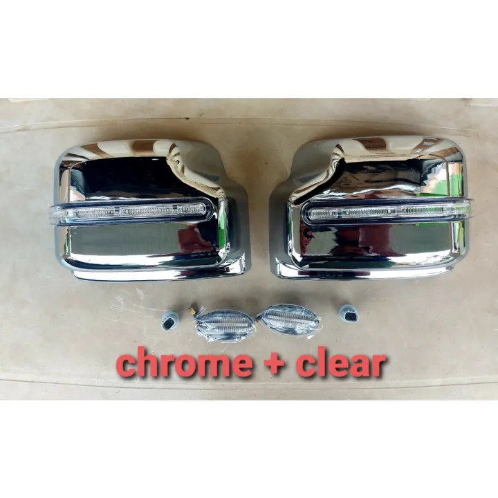 durable SIDE MIRROR COVER WITH LED LIGHT + FENDER SIGNAL LIGHT FOR