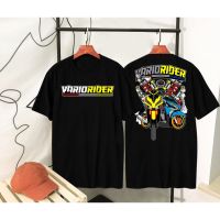 Fashion ถูกสุดๆเสื้อยืด พิมพ์ลาย Honda Vario Rider S แฟชั่นสําหรับผู้ชายรหัสเต็ม Tee