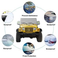 SunShield Cover, For Wrangler TJ 1997-2006 Snow Rain Cover Weatherproof Car Cover Body Dustproof UV Protector