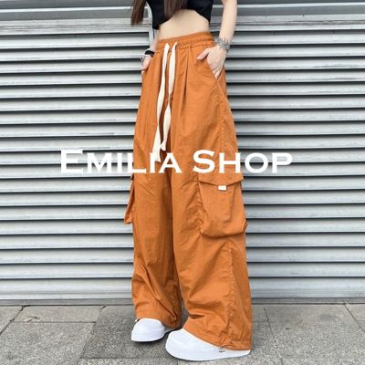 ES220034 ใหม่ 2022 กางเกงขายาวผู้หญิง กางเกงเอวสูง กางเกงขายาว กางเกง SHOP EMILIA