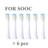 hot【DT】 6PCS Toothbrush Heads fir for Soocas X3/X1/X5 xiaomi Soocare T300 T500 Electric