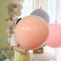 Giant White Clear Color Balloons 10/12/18/36 Inch Wedding Arch Background Decor Happy Birthday Party Room Decor Balloons