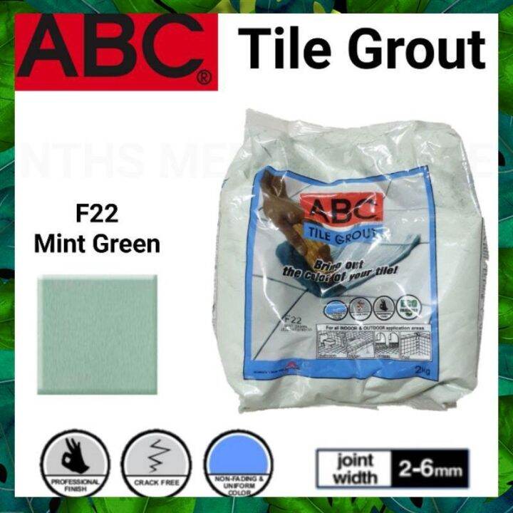 2kg ABC Tile Grout F22 Mint Green Joint Filler Ceramic Granite Floor