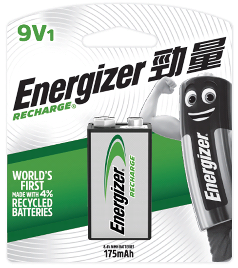 ถ่านชาร์จ-energizer-9v-175-mah-แพคเก็บใหม่-1-ก้อน-ของแท้-ประกันบริษัท