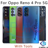 ใหม่สำหรับ Oppo Reno 4 Pro 5G ตัวเครื่องฝาหลังปิดโทรศัพท์ประตูหลังเคสด้านหลังชิ้นส่วนการเปลี่ยนฝาแบตเตอรี่