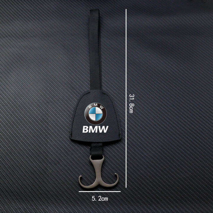 1pcs-multifunctional-strong-double-car-hook-leather-car-emblem-car-seat-back-hook-for-bmw