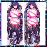 Genshin ผลกระทบ Beelzebul Dakimakura Raiden Shogun ที่กำหนดเองนุ่มโยนหมอนครอบคลุมกรณีหมอนครอบคลุมร่างกาย