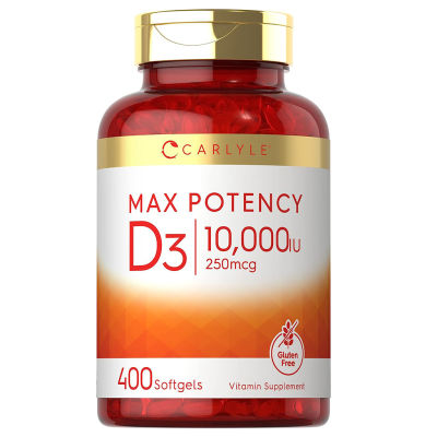 Carlyle Vitamin D3 10000 IU | 400 Softgels