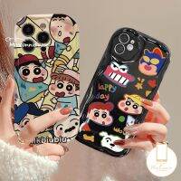 MissConnie สำหรับ Oppo A57 A77 A55 A12 A16K A96 A77s A17 A92 A16s A78 A31 A76 A54 A53 A7 A16 A52 A5s A15 A9 A17k A1k A3s Reno 6 5Z 5 8T 4F A5น่ารักดินสอสีตลก Shin-เคสหนังจระเข้ Chan