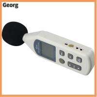 GEORG จอแสดงผล LCD แบ็คไลท์ เครื่องวัดเดซิเบล ถ่วงน้ำหนัก a/c 30dB ไปยัง130dB เครื่องวัดระดับเสียงแบบดิจิตอล มือจับแบบมือถือ เดซิเบลเครื่องทดสอบการตรวจสอบ บ้าน, สำนักงาน, โรงงาน