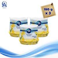 Ambi Pur Gel Lemon 180 g x 3. แอมบิเพอร์ เจลปรับอากาศ กลิ่นรีเฟรชชิ่ง เลมอน 180 กรัม x 3 ชิ้น