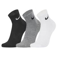 Nike Everyday Cushioned Socks 3PK แพค 3 คู่ [ลิขสิทธิ์แท้ / ป้ายไทย][ SX7667 964 ]