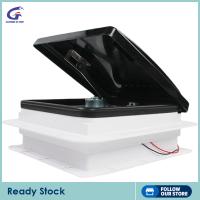 Gazechimp Roof Vent Fan, Easy to Install, Noise Motor Reversible Exhuast Skylight Roof Ventilation for RV Van Trailer Bathroom