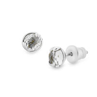 Mizuchol ต่างหูพลอยเสริมดวงวันพฤหัส Lucky Me Earrings - (White Topaz)