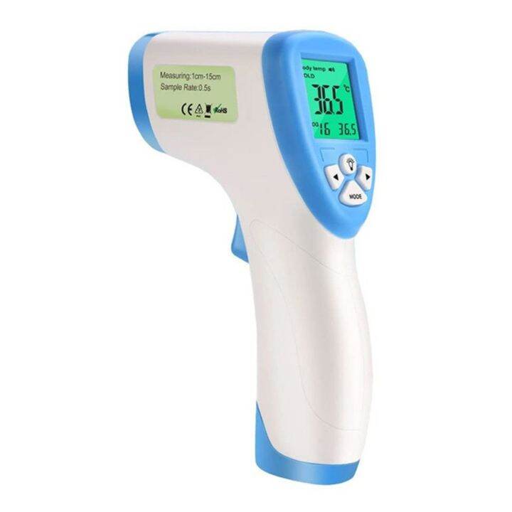 สินค้าพร้อมส่งจากไทย-เครื่องวัดไข้อัจฉริยะ-วัดด้วยอินฟราเรด-infrared-thermometer-non-contact-เครื่องวัดอุณหภูมิเลเซอร์-lcd-หน้าผากเครื่องวัดอุณหภูมิอินฟราเรด-อุปกรณ์ตรวจวัดสุขภาพ-อุปกรณ์วัดไข้