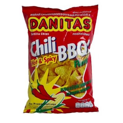 danitas-chile-b-b-q-flavor-torilias-200g-ดานิต้าส์-แผ่นข้าวโพดอบกรอบรสบาร์บีคิว-200-กรัม-จำนวน-1-ชิ้น