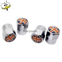 ♘♘ Car Styling Auto Accessories Tire Valve Stem Caps For Union Jack Logo For MINI BMW Jaguar Mazda Renault Skoda Honda Audi Opel MG