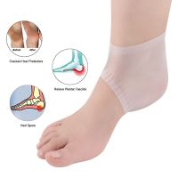 2Pcs Silicone Feet Care Socks Moisturizing Gel Heel Thin Socks with Hole Cracked Foot Skin Care Protectors Shoe Sole Accessories Shoes Accessories