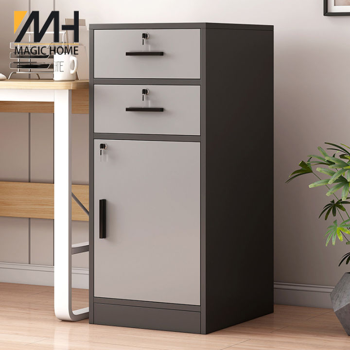 Magic Home Nordic Office Cabinet Company File Cabinet With Lock Drawer Office Storage Table 3233