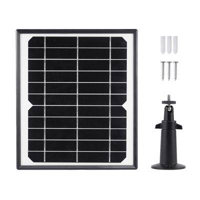 6W Outdoor Solar Panel for Ring Video Doorbell Ring Blink Monitoring Solar Charging Board