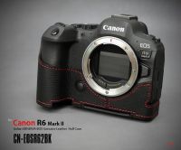 LIMS Design Canon R6 Mark II [Black] Half Case ทำจากหนังแท้ประเทศอิตาลี LIMS Genuine Leather Camera Half Case R6 Mark2