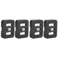 Quick Release Plate for Sirui Tripod with C-10,C-10X,E-10,E-20 Ball Heads and for 3T-35R/T005 Series Tripod Kits 4PCS