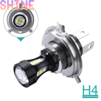 Shine H4รถจักรยานยนต์3030 18 SMD LED ไฟหน้าหลอดไฟหลอดไฟ6500K 12-24V