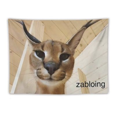 【CW】₪卐  Zabloing Tapestry Meme Wall Hanging for Room Bedroom Decoration College Dorm