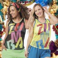 【Dog Egg Shop】ZUMBA ชุดโยคะ Zumba Dance F ฟิตเนสฤดูร้อนแอโรบิกกีฬาผู้หญิง39; S เสื้อออกกำลังกาย